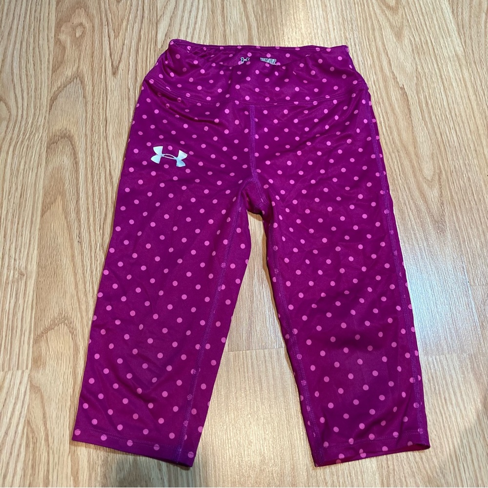 Under Armour dot leggings youth small